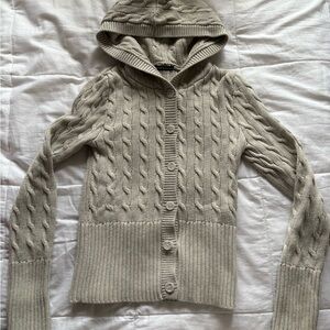 Brandy Melville Aura cable knit sweater